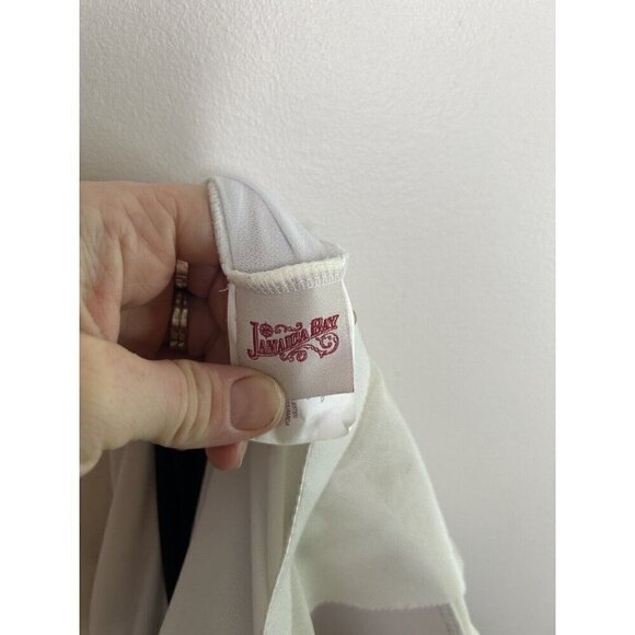 Jamaica Bay Swim Dress Blue Geometric Print Swimwear Women's Size 18W - Picture 13 of 14